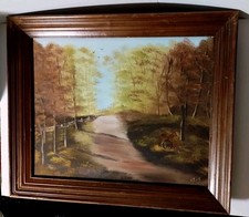 Vintage Oil Painting Fall