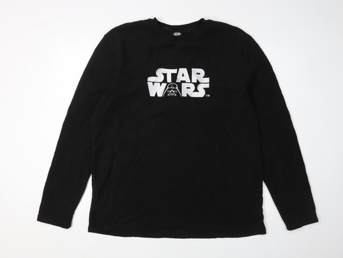 Star wars men black logo - black,