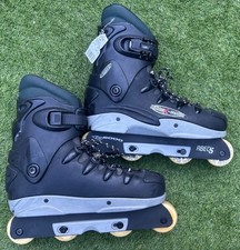 Hard x Corr Aggressive Inline Skates Roller Blades ABEC 5 - Size 8 Vintage Retro