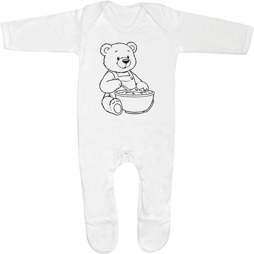 Teddy bear baking - baking', baby