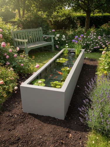 Above ground fibreglass fish