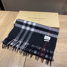 Burberry Cashmere Scarf Black