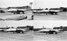 5X35MM ORIG AIRCRAFT NEG GERMAN F-104 Starfighter,  RAF WATTISHAM 1970 #8850