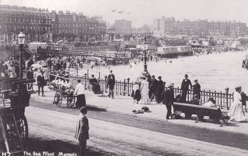 The sea front margate kent - the,