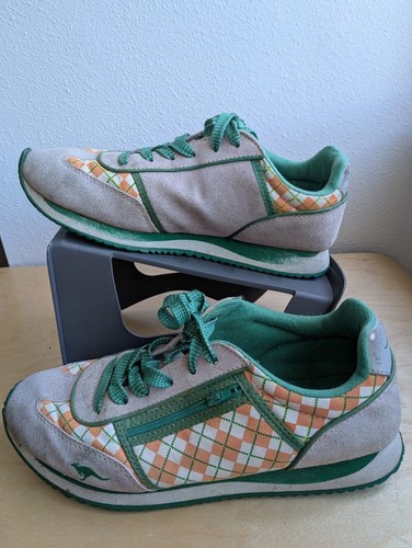 Vintage kangaroos argyle - vintage,