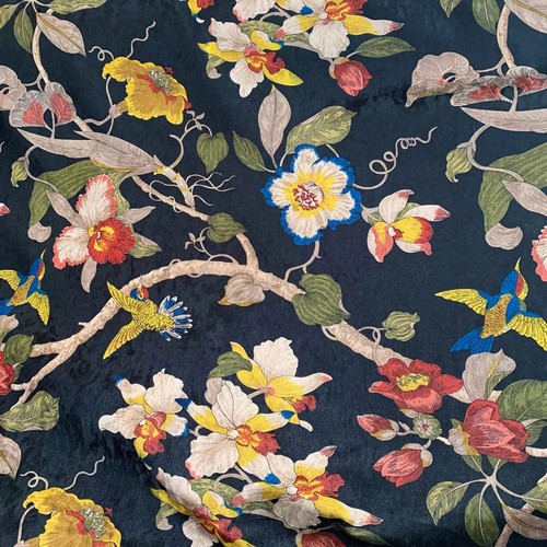 Italian velvet fabric black - italian,