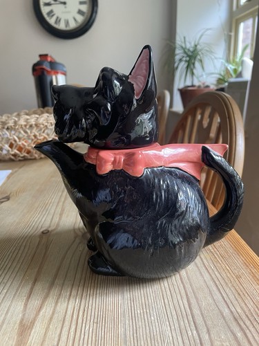 Vintage scottie dog tea pot - dog,