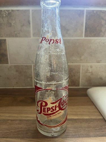 Old pepsi glass - bottle, retro