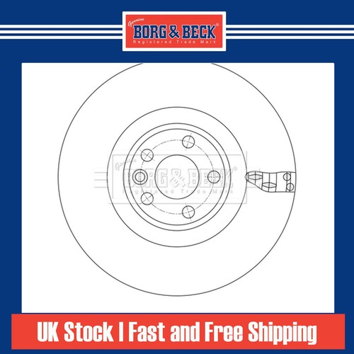 Brake discs vented front - 2x,