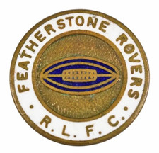Vintage Old Featherstone Rovers RLFC Rugby League Supporters Enamel Badge