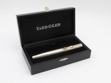 YARD O LED PINSTRIPE STERLING SILVER ROLLERBALL PEN 1998 IN BOX