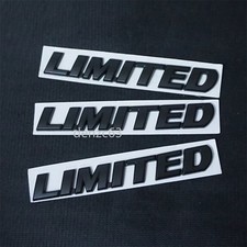 3x LIMITED Black Matte Metal
