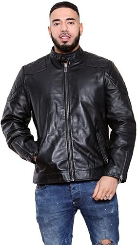 Men real leather - leather, jacket