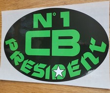 President CB Radio Sticker