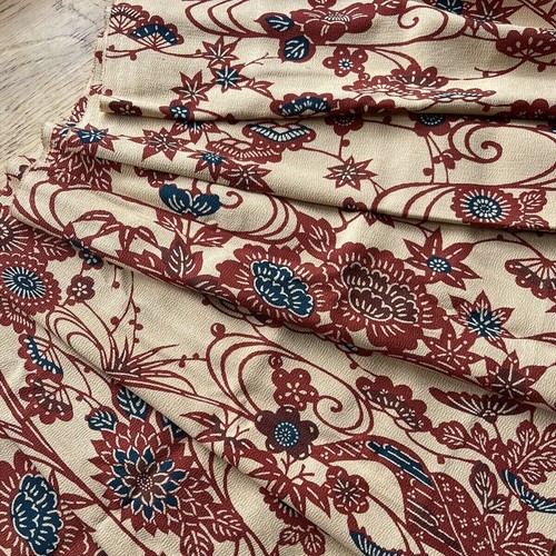 Vintage japanese kimono fabric - vintage,