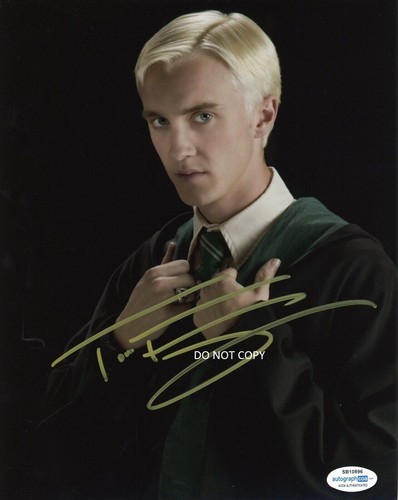 Tom felton autographed signed - felton,