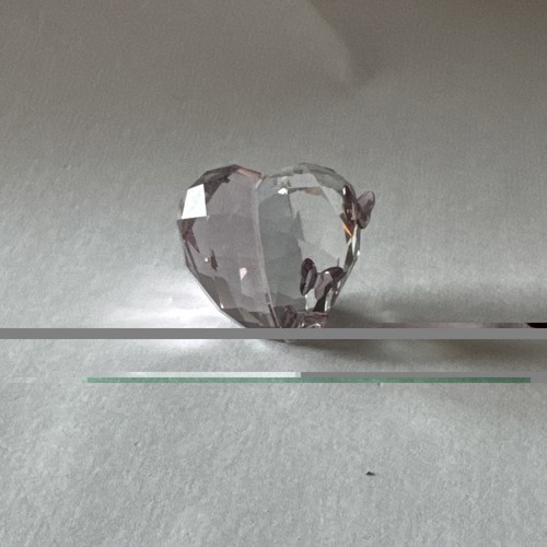 Swarovski love heart violet - love,