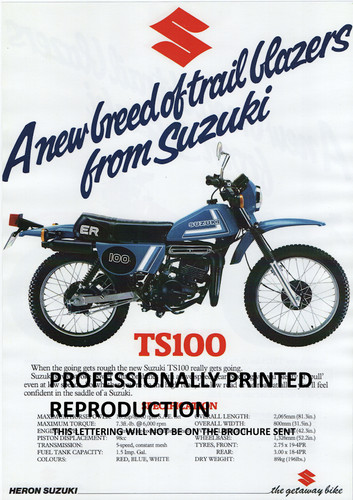 Suzuki ts100 ts125 sales - suzuki,