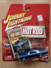 Johnny Lightning Hot Rod Magazine 1966 Pontiac GTO Blue #23 1:64