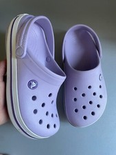 unisex Crocs Crocband lilac slingback clogs M5W7 uk 4-5 eur 37-38