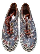UK3 SAINSBURY Lifestyle Floral Canvas Sneaker Trainers Lace-up Party Shoes SALE 