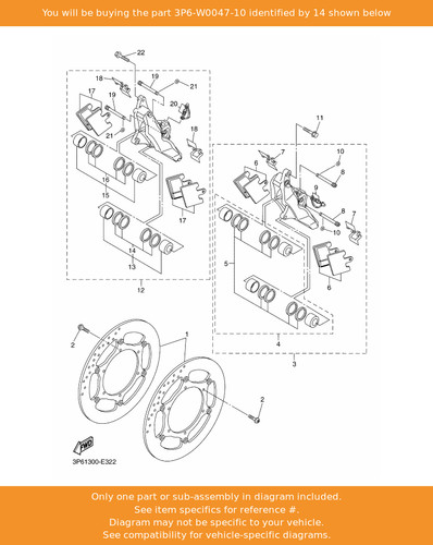 Yamaha caliper seal kit - caliper,