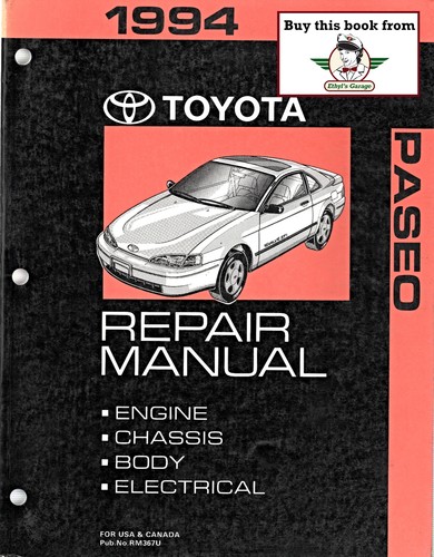 1994 toyota paseo factory - 1994,