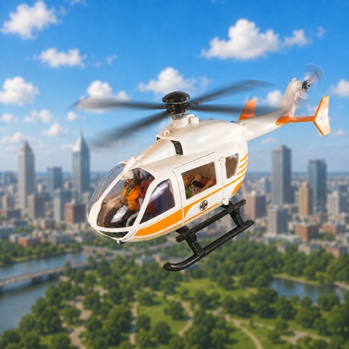 Playmobil rescue helicopter - playmobil,