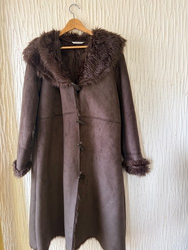George chocolate brown faux - george,