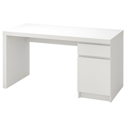Ikea white malm - malm, desk
