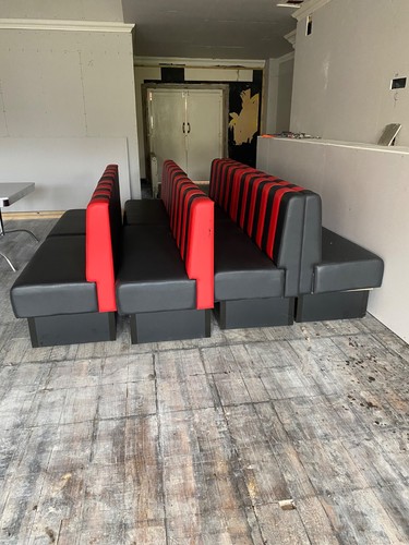 Restaurant chairs and tables - and,