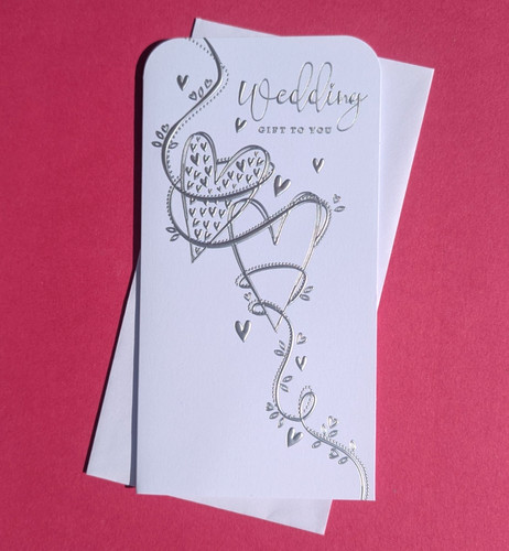 Wedding money wallet cheque - wedding,