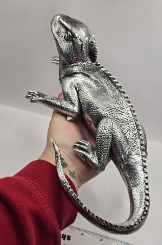 Large silver tone - large, decor