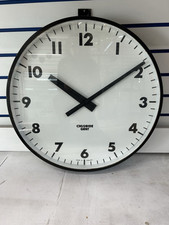 24” Vintage  Industrial Gents Chloride Factory Railway Wall Clock