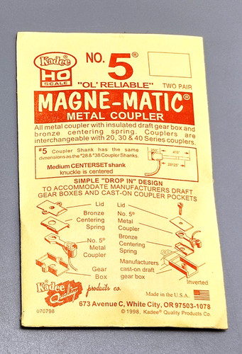 Vtg kadee scale - scale, coupler