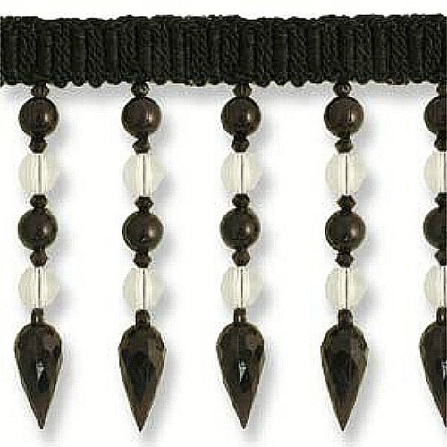 Long beaded trim - beaded, curtain