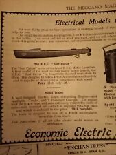 Sa37 Ephemera 1920s Picture economic electric Ltd e e c surf cutter model boat 