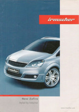 Vauxhall Zafira Irmscher Accessories 2005-06 UK Market Foldout Sales Brochure