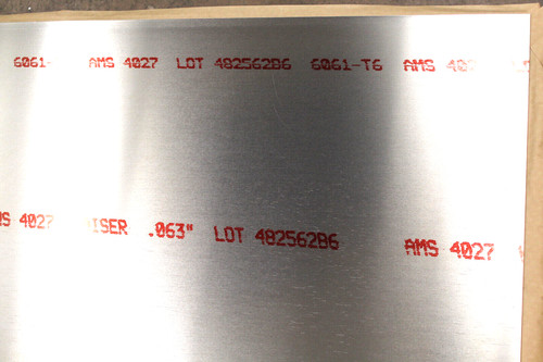 X 24 aluminum 6061 - 16"x, 24"