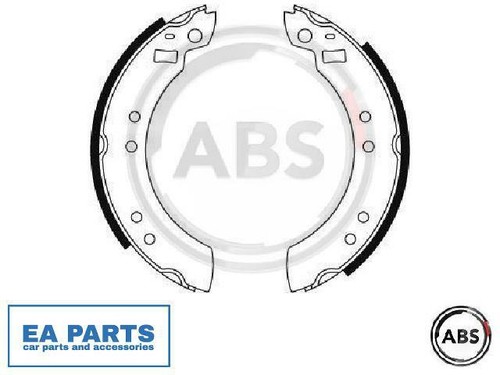 Brake shoe set for - brake,