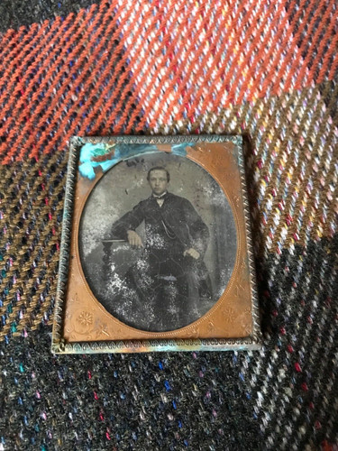 Framed daguerreotype - framed,