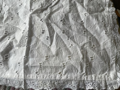 Broderie anglais cushion - broderie,