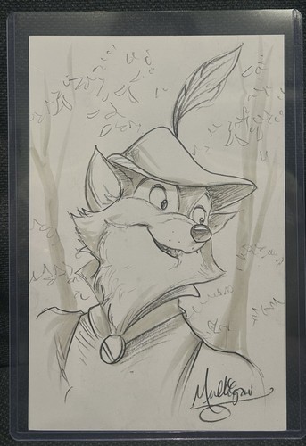 Artist sketch and auto - 1/1,