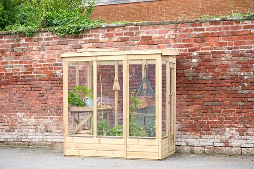 Forest lean green house x - forest, 4