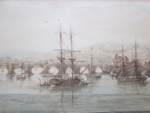 Antique maritme painting - maritme,