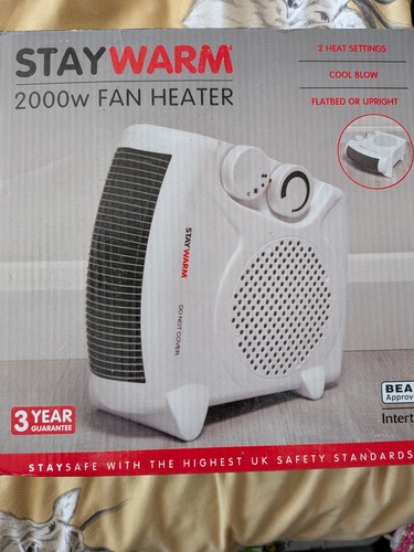 Staywarm 2000w portable - staywarm, fan