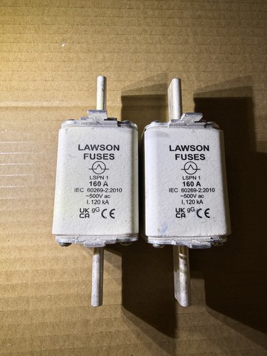 Fuses lawson 160a nh1 brand - fuses,