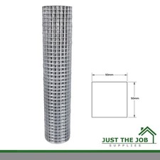 Heavy Duty Welded Wire Mesh Roll | 1.2m x 15m | 2" Hole | 2mm Thick Galvanised