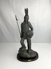 Vintage Crosa Juliana Collection Native American Indian Chief Resin Figure 1994