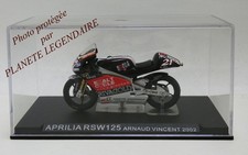 Moto Miniature MotoGP APRILIA RSW125 Arnaud Vincent 2002 1/24 Scale